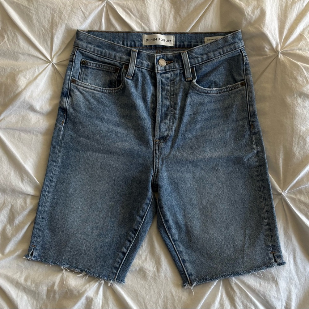 denim forum the yoko bermuda shorts